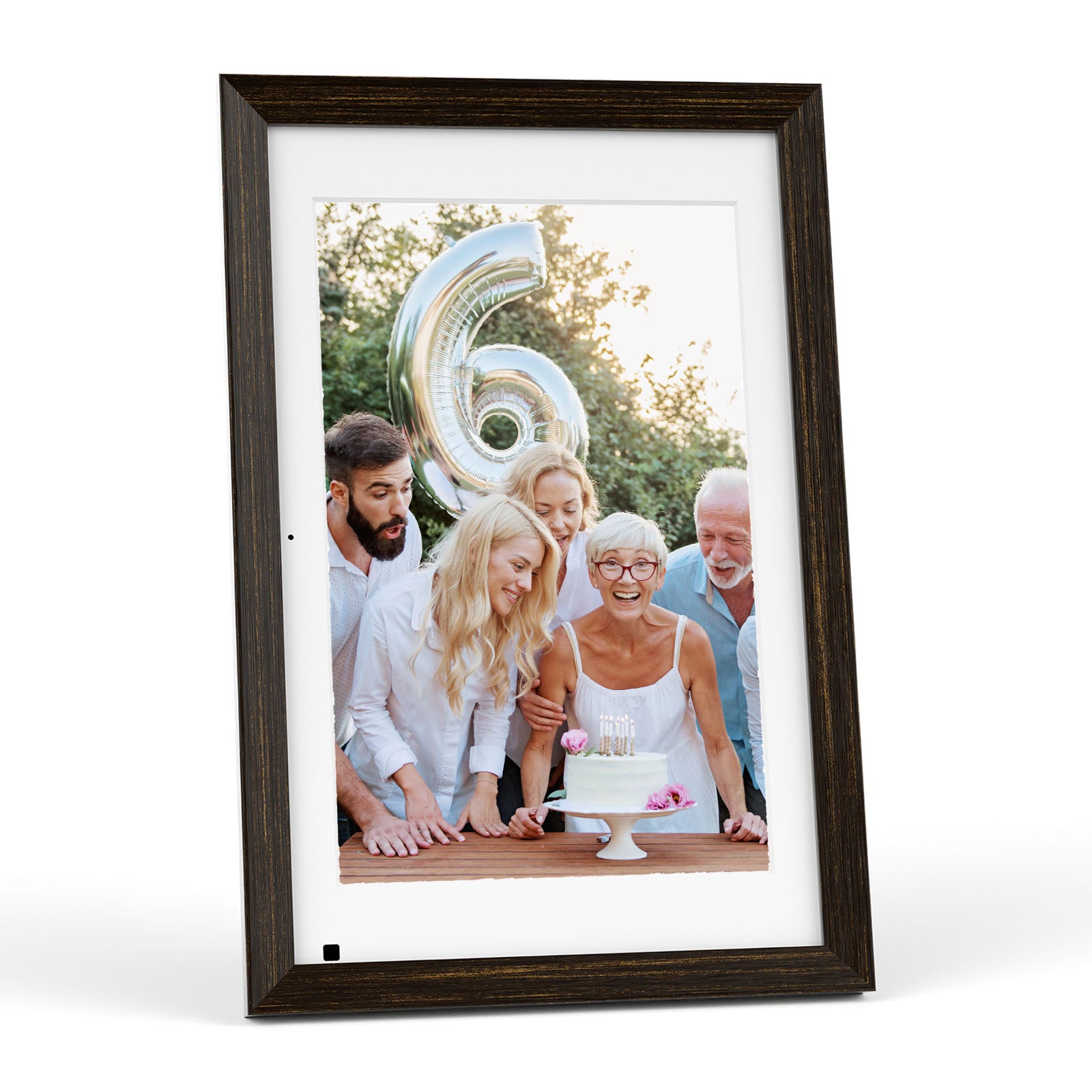 ELITE 13 WOOD 13.3" HD DIGITAL PHOTO FRAME