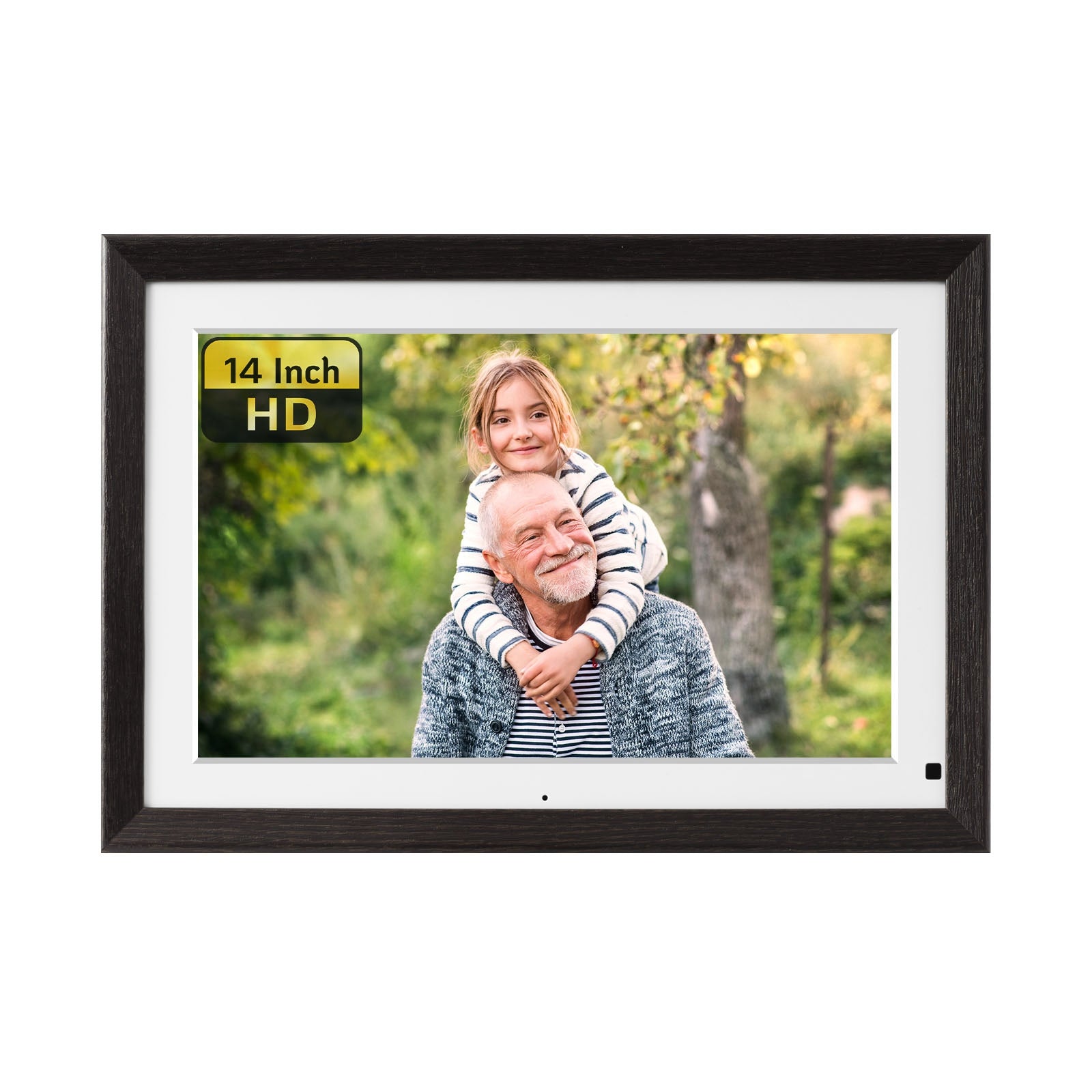 ELITE 14 WOOD 14" HD DIGITAL PHOTO FRAME