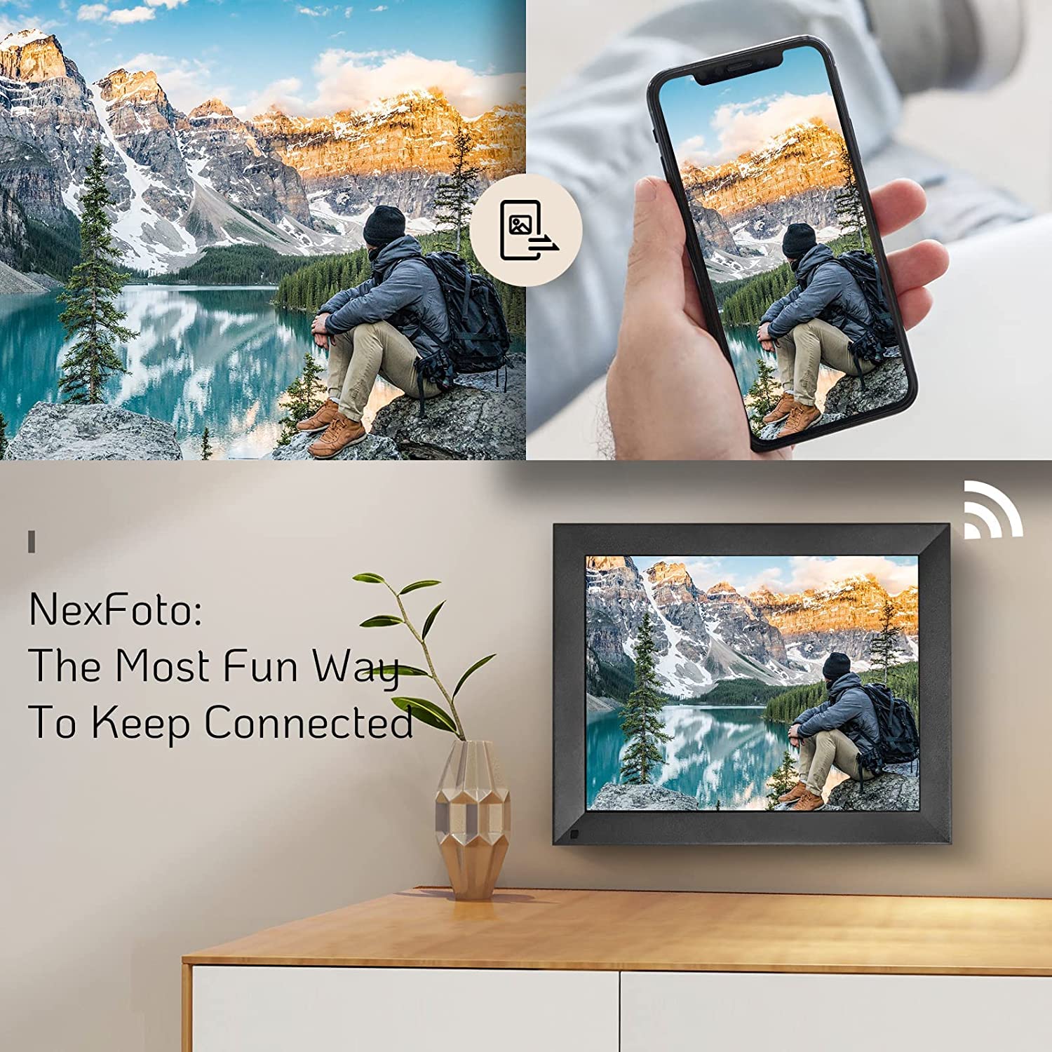 ELITE 15 MAX 15" XGA DIGITAL PHOTO FRAME