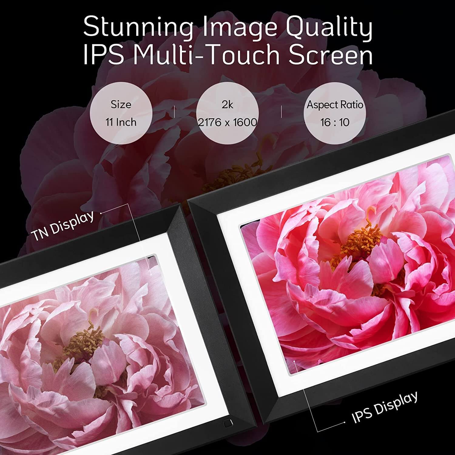 ULTRA 2K 11 11" 2K DIGITAL PHOTO FRAME