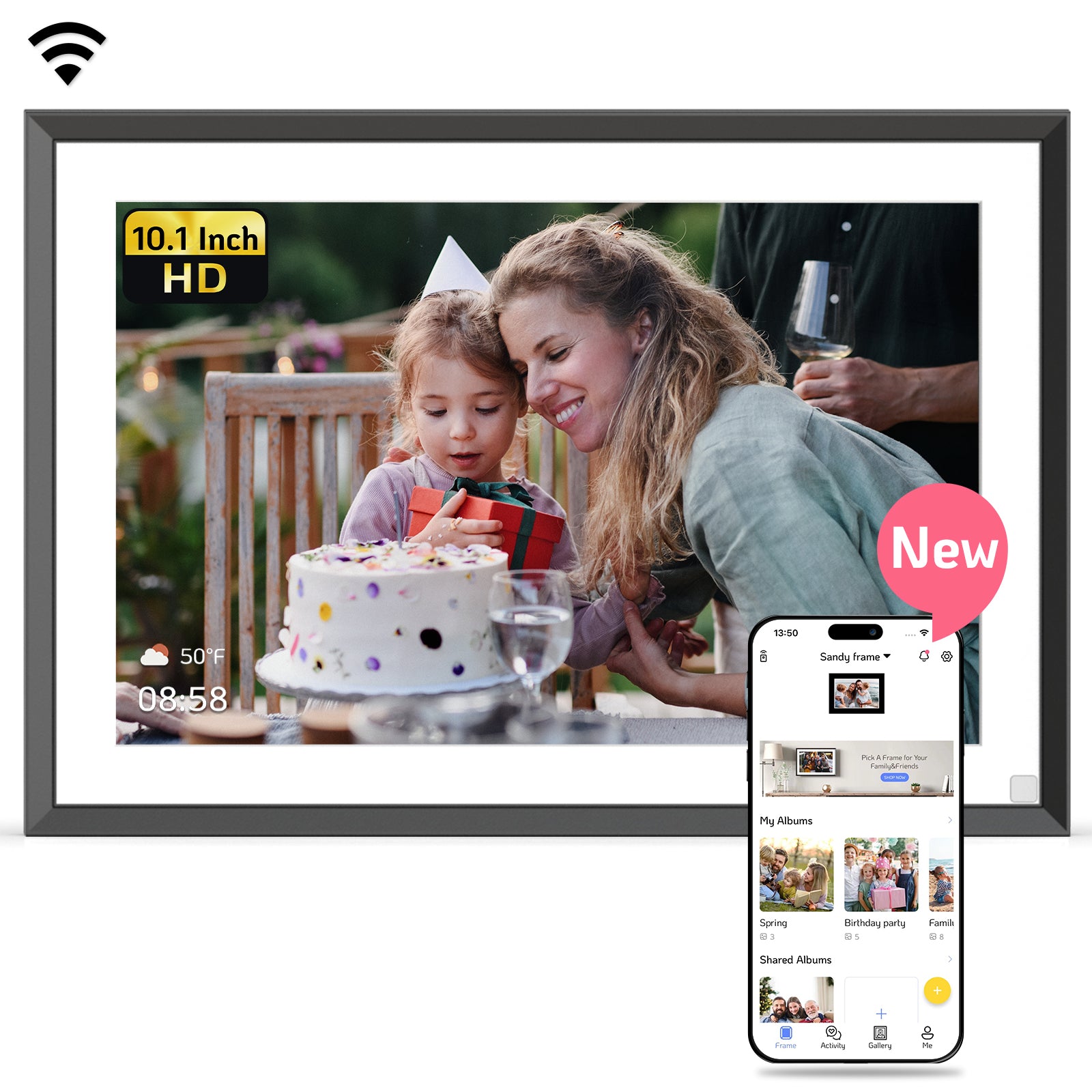 ELITE 10 CLASSIC 10.1" HD DIGITAL PICTURE FRAME